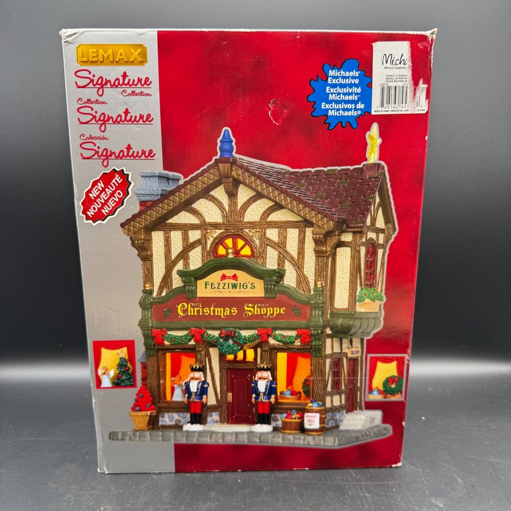 Lemax Pawfection Dog Cat Pet Bakery Christmas Shoppe Building Caddington Village